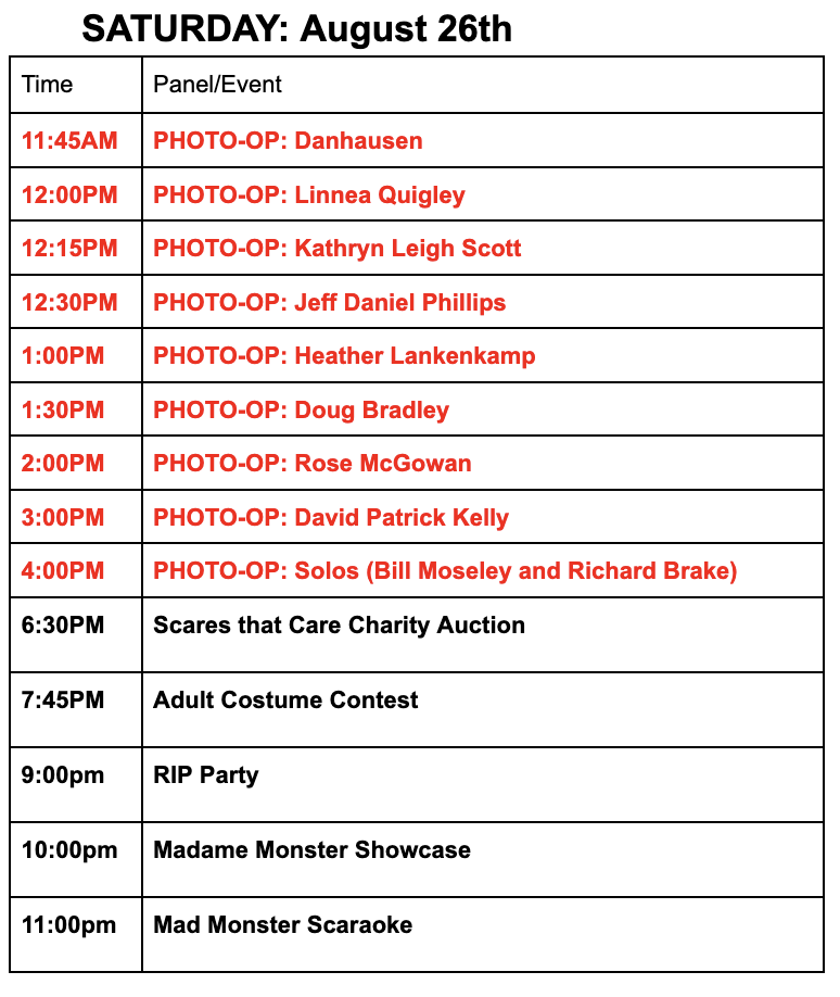 Mad Monster Expo 2023 Schedule Mad Monster   Screenshot 2023 07 13 At 9.57.22 AM 